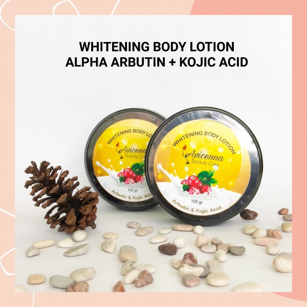 WHITENING BODY LOTION ALPHA ARBUTIN DAN KOJIC ACID AVICENNA Maulagi