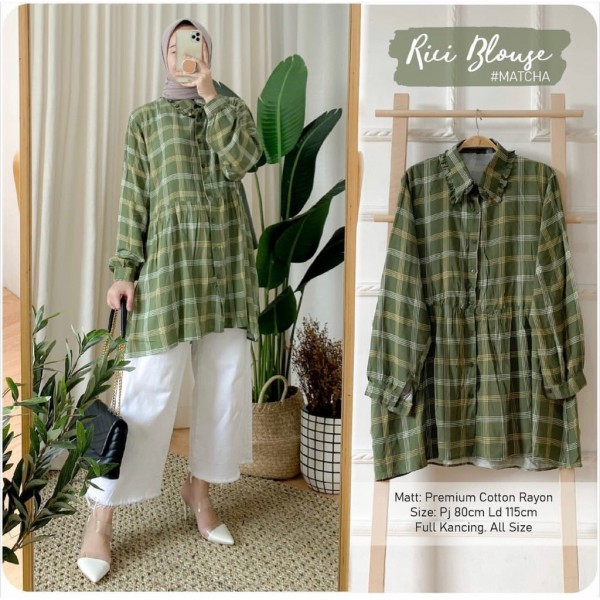 KEMEJA KEKINIAN BAHAN RAYON ADEM DAN LEMBUT | Maulagi